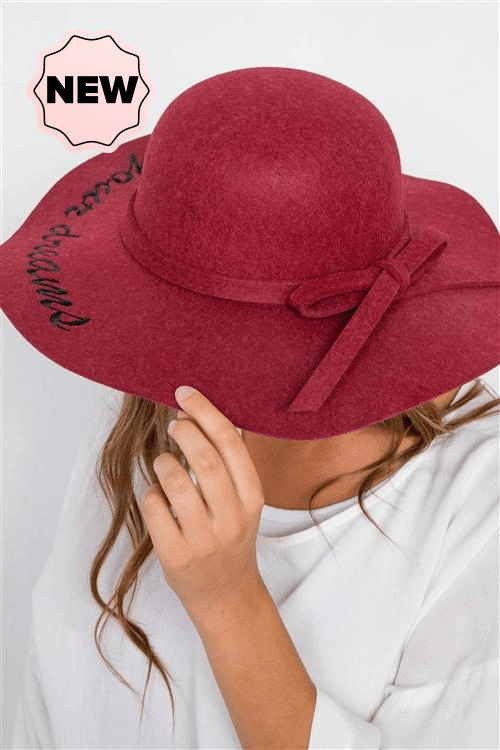 Follow Your Dreams Wide Brim Hat - Howse Fashion Company