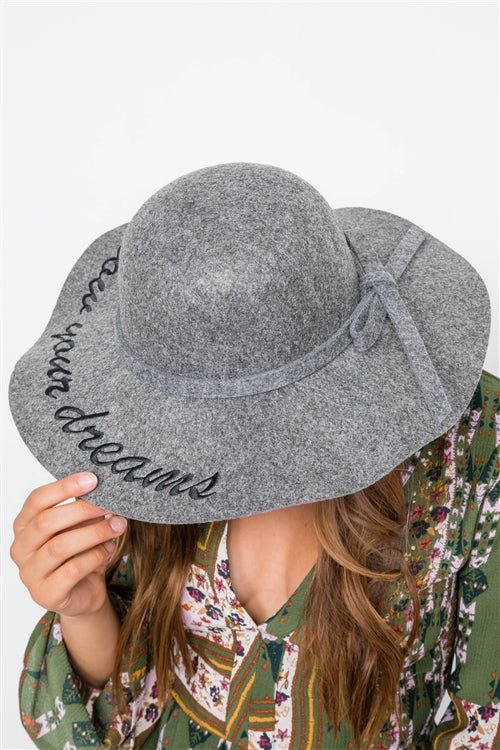 Follow Your Dreams Wide Brim Hat - Howse Fashion Company