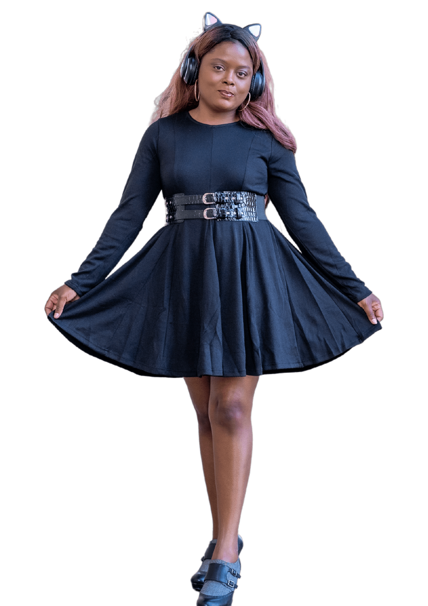 Long Sleeve Black Dress - Howse Fashion Company