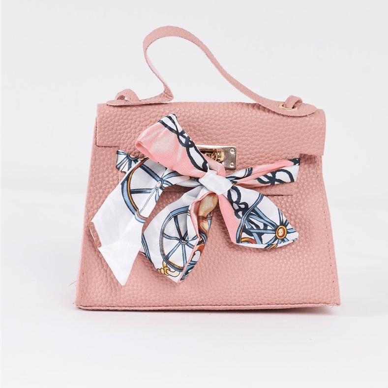 Mini Handbag with Scarf Detail - Howse Fashion Company